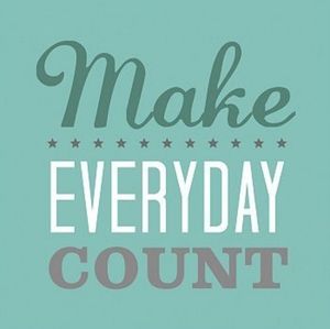Make Everyday Count Metal Bracelet